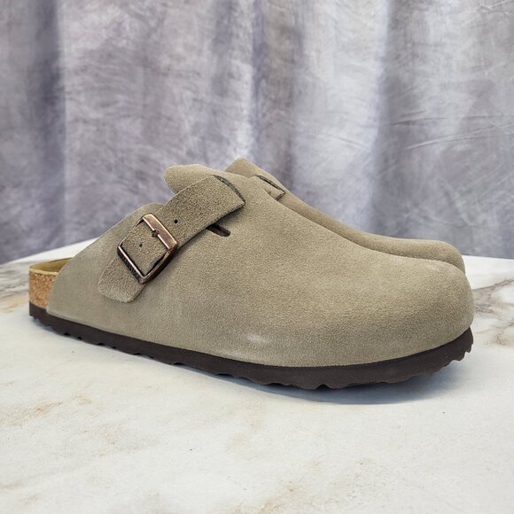Birkenstock Tan Suede Loafers - Picture 3 of 15